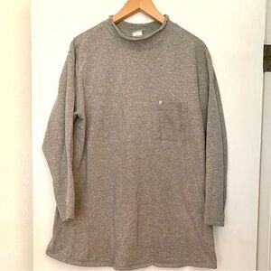 Take nine maternity tunic grey 100% cotton sweater